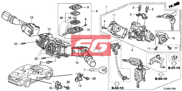 CÔNG TẮC XI NHAN KIA CERATO 2022 | 93400M6600 - Ảnh 4