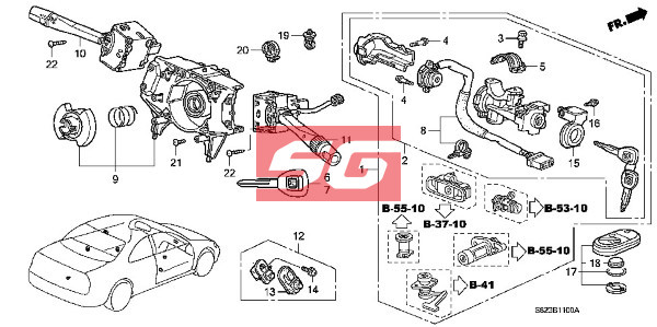 CÔNG TẮC PHA CỐT KIA CERATO 2013 | 934102M115 - Ảnh 3