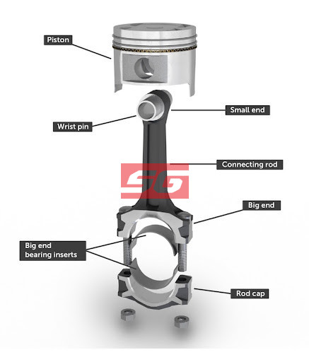 PISTON STD XE LUXGEN U7 2013 | 12052NE501C2 - Ảnh 4