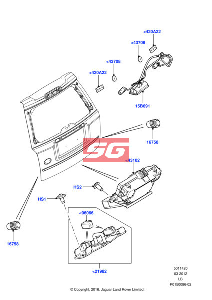 Ổ NGẬM CỐP SAU HYUNDAI I20 1.4 AT | 812301J010 - Ảnh 4