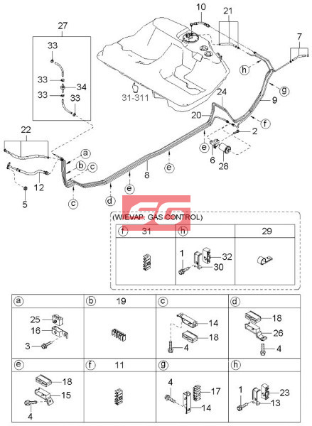 ỐNG DẪN XĂNG DONGBEN T30 1.5L 2019 | OX041226 - Ảnh 3