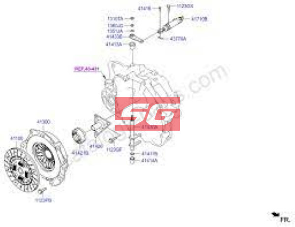 BI TÊ SSANGYONG STAVIC 2005-2013 | 3036021301 - Ảnh 4