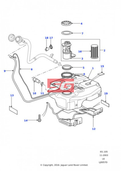 NẮP BƠM XĂNG CHEVROLET SPARK 2015 | 96892242 - Ảnh 3