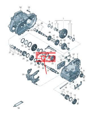 BÁNH RĂNG VI SAI HỘP SỐ XE KIA SELTOS 2021-2025 | 458373B000 - Ảnh 4