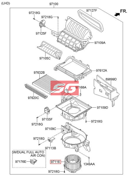 QUẠT DÀN LẠNH ISUZU MU-X 2019 | 526303 - Ảnh 3