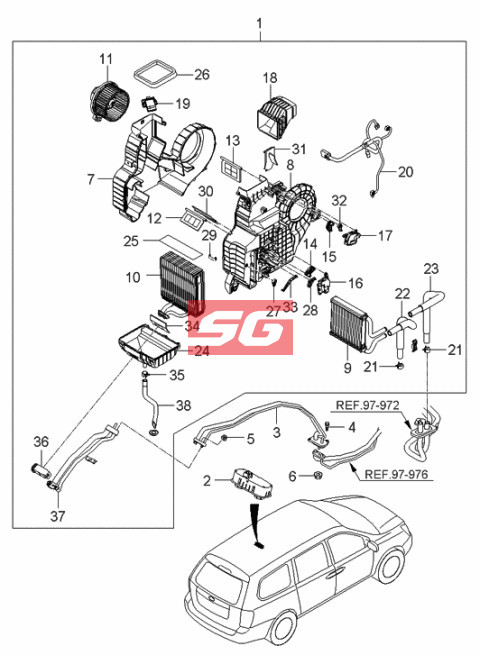 TRỞ QUẠT ĐIỀU HÒA GMC SIERRA 2014 | 15141283 - Ảnh 4