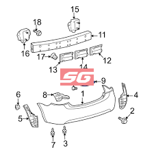 CẢN TRƯỚC TOYOTA FORTUNER 2.4G 2019 | 521190M954 - Ảnh 4