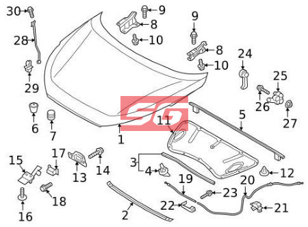 CAPO TOYOTA COROLLA ALTIS 2010 | 5330102230 - Ảnh 4