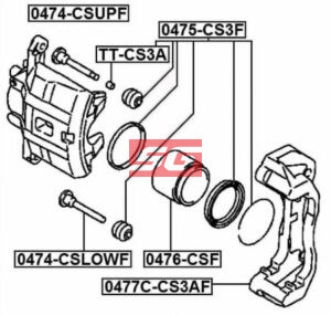 ẮC SUỐT PHANH TRƯỚC