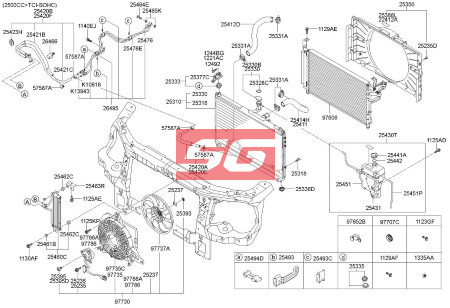 KÉT NƯỚC PHỤ TOYOTA HIACE MÁY DẦU | 221305439A - Ảnh 3